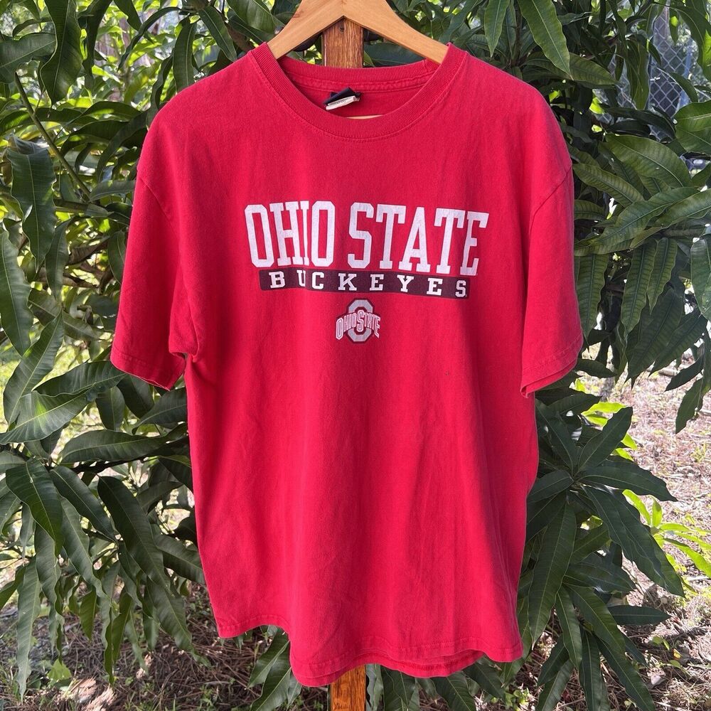 OVB Ohio State University Red T-Shirt Men’s Size Large Y2K